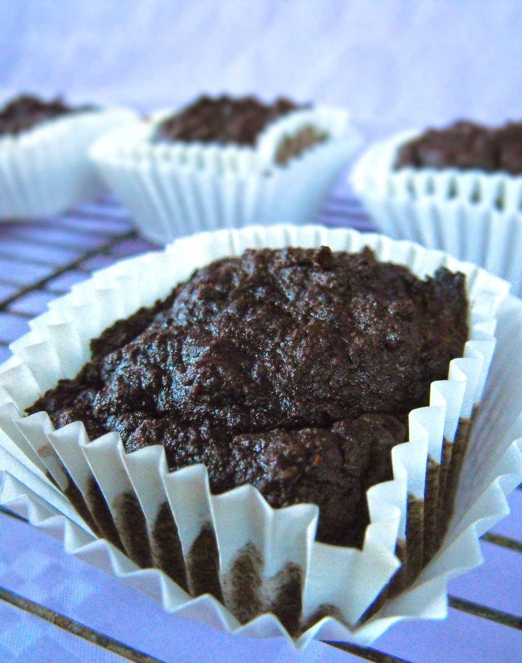 Muffins de Chocolate {Sin gluten, Sin cereales, Sin azucar}